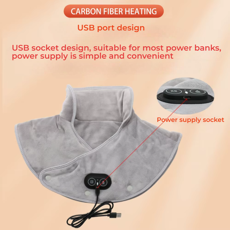 Thermarelief™ Heated Neck & Shoulder Wrap – Soothe Tension, Melt Stress Away